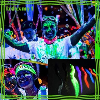6x UV Neon Face Body Paint Fluorescent Glow for Festival Xmas Party Makeup