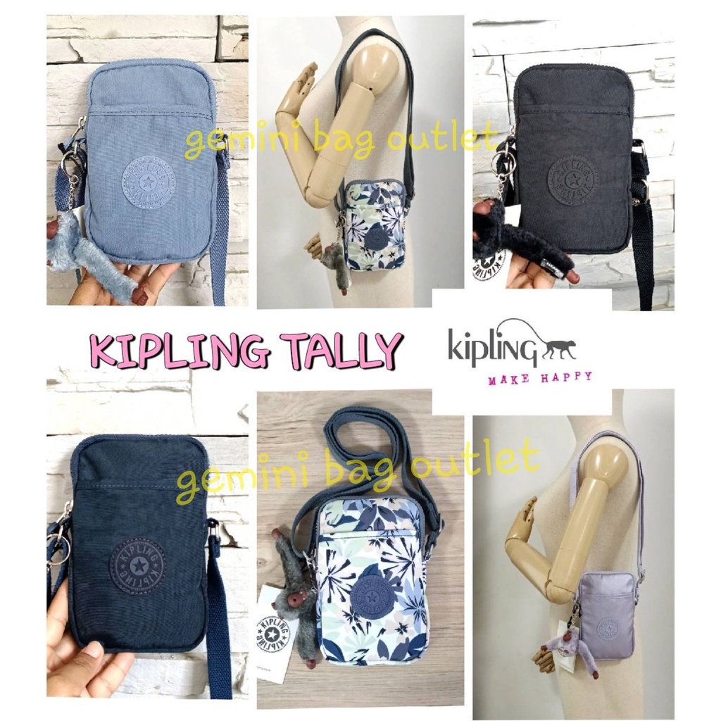 ส่งฟรีไม่ใช้โค๊ด !! ของแท้ พร้อมส่งค่ะ Size 6.6 x 4.3 นิ้ว KIPLING TALLY CROSSBODY PHONE BAG