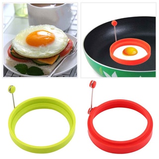 [Biho] Silicone Ring Omelette Fried Egg Shaper Eggs Mould Silicone Fried Egg Shaper For Cooking Breakfast