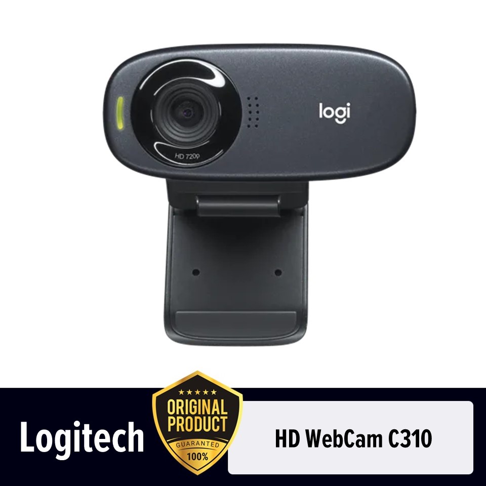 Logitech HD Webcam C310 เว็บแคม วิดีโอคอลด้วยภาพระดับ HD 720p/30 fps ไมค์เดี่ยวพร้อมตัดเสียงรบกวน