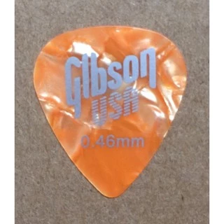 Gibson ปิ๊กกีตาร์โปร่งอย่างดีของแท้ รูปหยดน้ำขนาด 0.46 พร้อมส่ง 🚚 ส่งเร็ว 🚀