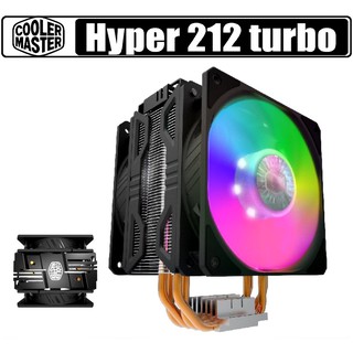 พัดลมซีพียู COOLER MASTER Hyper 212 LED Turbo ARGB CPU Cooler (RR-212TK-18PA-R1)