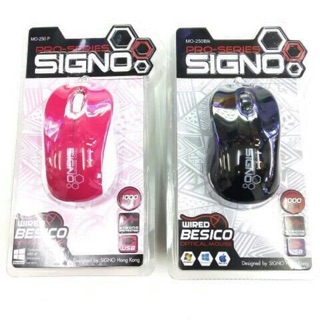 Signo Options Mouse รุ่น MO-250 รูปแบบสวยงาม ทนทาน ราคาประหยัด