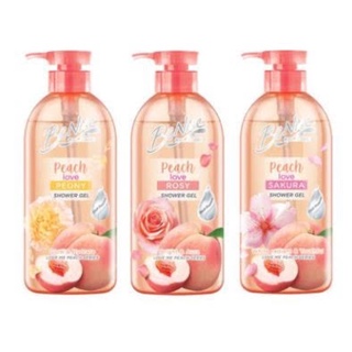 BENICE Peach Love Shower Gel เจลอาบน้ำ 450ml💖🍑