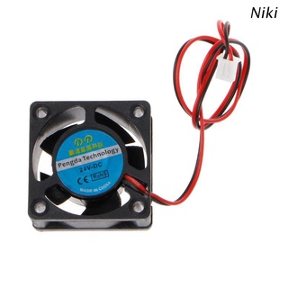 Niki พัดลมระบายความร้อน 40X40X20มม. Dc 24V 2-Pin ไม่มีใบพัด 4020