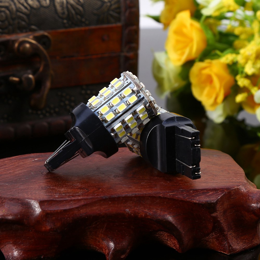 Bulbs LED Reverse 64-SMD Stop White 7443 Light Bulb Tail Lamp Brake ...