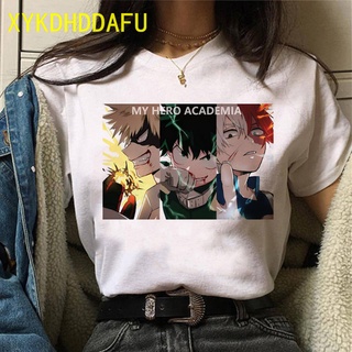 【Hot】Mashoo My Hero Academia T Delle Donne Camicia Bakugo Katsuki di T Del Fumetto Anime Estate กราฟิกแม่เหล็กสําหรับติด