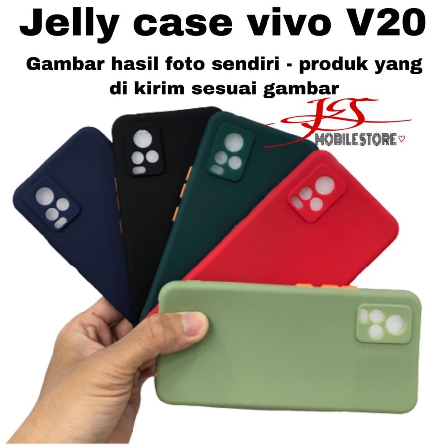 Jelly case VIVO V20 - เคส VIVO V20 - ซิลิโคน VIVO V20