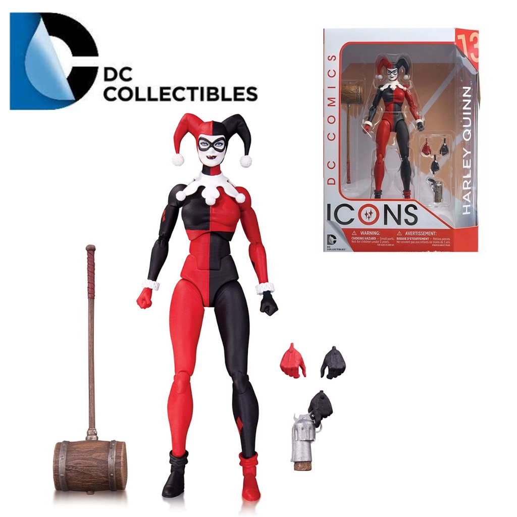 DC Collectibles  DC Comics Icons - Harley Quinn - No Man’s Land Action Figure