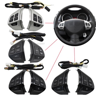 ปุ่มสวิตช์ควบคุมเสียงพวงมาลัยรถยนต์ 8701A087 สําหรับ Mitsubi…