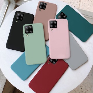 เคส Case Samsung Galaxy A02 M02 A02S A12 M12 A32 A52 A72 M51 Candy Color Soft Matte Silicone TPU Phone Case