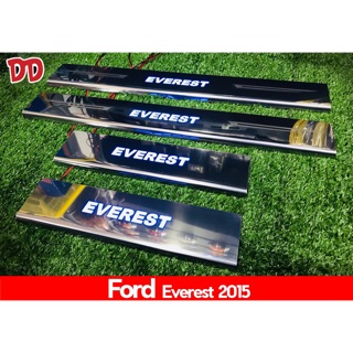 ชายบันไดมีไฟ ชายบันไดมีไฟ กันรอยบันได ชายบันได Ford everest 2015