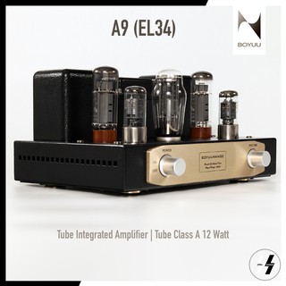 แอมป์หลอด | BOYUU - A9 | EL34 Tube integrated amplifier | Single-ended Class A 12 Watt (โปรดเช็คสต๊อก)