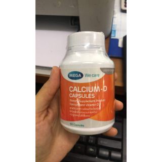 Mega We Care Calcium D เมก้า วี แคร์ แคลเซี่ยม ดี [1 กระปุก]