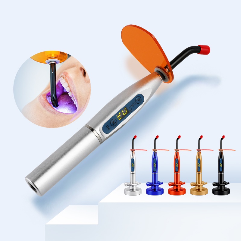 5W ทันตกรรมไร้สาย LED Curing Light โคมไฟเครื่องเรซิ่น Cure อุปกรณ์ทันตกรรม