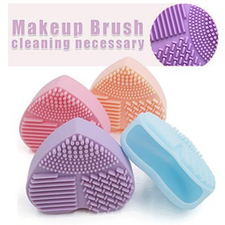 Makeup Brush Cleaner ซิลิโคนล้างแปรงแต่งหน้า ที่ล้างแปรงแต่งหน้า รูปหัวใจ