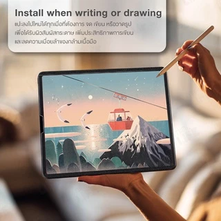 Zilica ฟิล์มกระดาษ แม่เหล็ก Magnetic Paperlike for ipad ถอดได้ สำหรับ ไอแพด mini Air 6 7 10.9 Pro 11 Pro 13 12.9 M4 M2