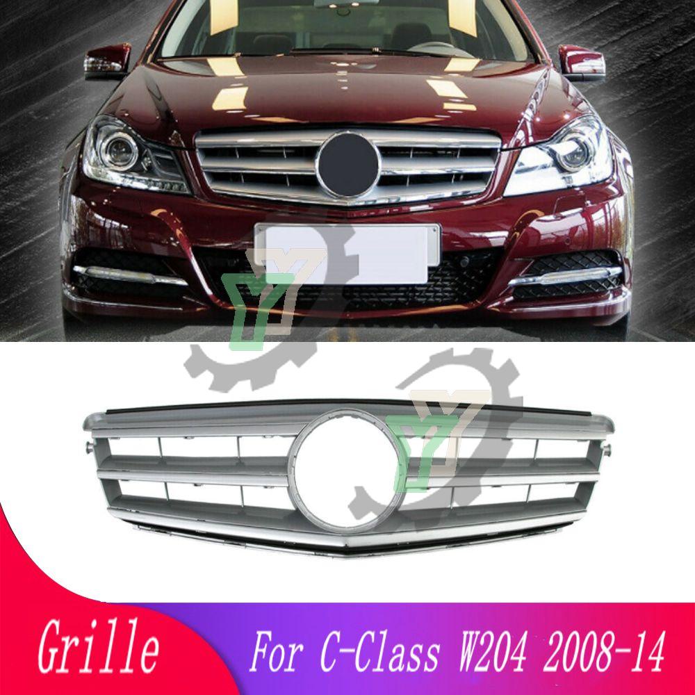 กระจังหน้ารถยนต์ สําหรับ Mercedes-Benz C-Class W204 C180 C200 C300 C350 2008 2009 2010 2011 2012 201