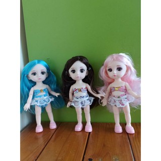 ชุดตุ๊กตา บาโบลี่ ชุดว่ายน้ำ บิกินี่ 15cm Barboliy Doll swimwear bikinis