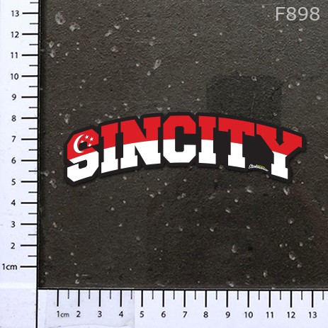 F898 Sin City Arch สติ๊กเกอร์ Stickmanac