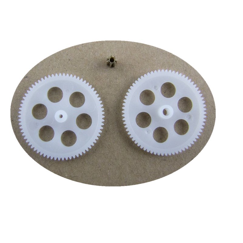 Nb nbnbnb.ph M0.3 โหมดเกียร์พลาสติกชุดเฮลิคอปเตอร์อุปกรณ์เสริมเครื่องบินรุ่นเครื่องบินลดเกียร์ทองแดง