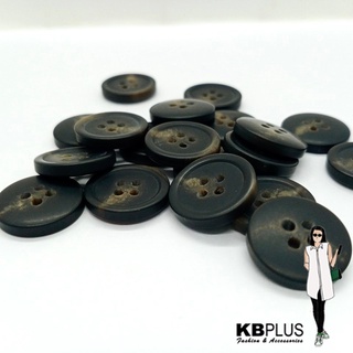 กระดุมลายกระ  17mm (10ชิ้น)   No.116639-256