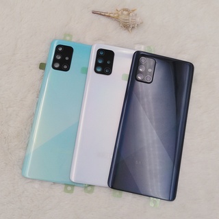 เคสแบตเตอรี่ด้านหลัง พร้อมกรอบเลนส์กล้อง แบบเปลี่ยน สําหรับ Samsung A31 A51 A71 2020 Galaxy A315 A515 A715