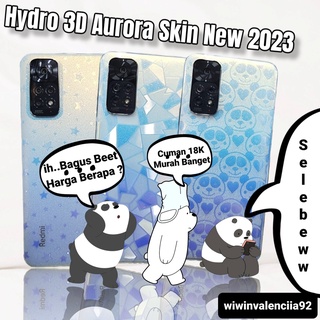 เคสโทรศัพท์มือถือ ไฮโดรเจล ใส กันรอยขีดข่วน ลาย Aurora-Panda Baby 3D สําหรับ VIVO Y27 Y21 Y21S Y21A Y21T Y33S Y33T Y75 Y02 Y02T Y01 T1-5G T1 PRO Y19 Y53s Y51 Y51A เสื้อยืด ป้องกันแสงสะท้อน A C T Y33 S 4G