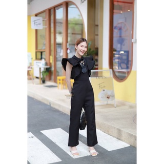 NANNAPAT Jumpsuit สวยหรู ดูดีดูแพงสุดๆ ใส่ได้ทุกโอกาสเลยนะคะ งานพรีเมี่ยมสุดๆ ผ้าหนานุ่มใส่สบาย มีซับในอย่างดี