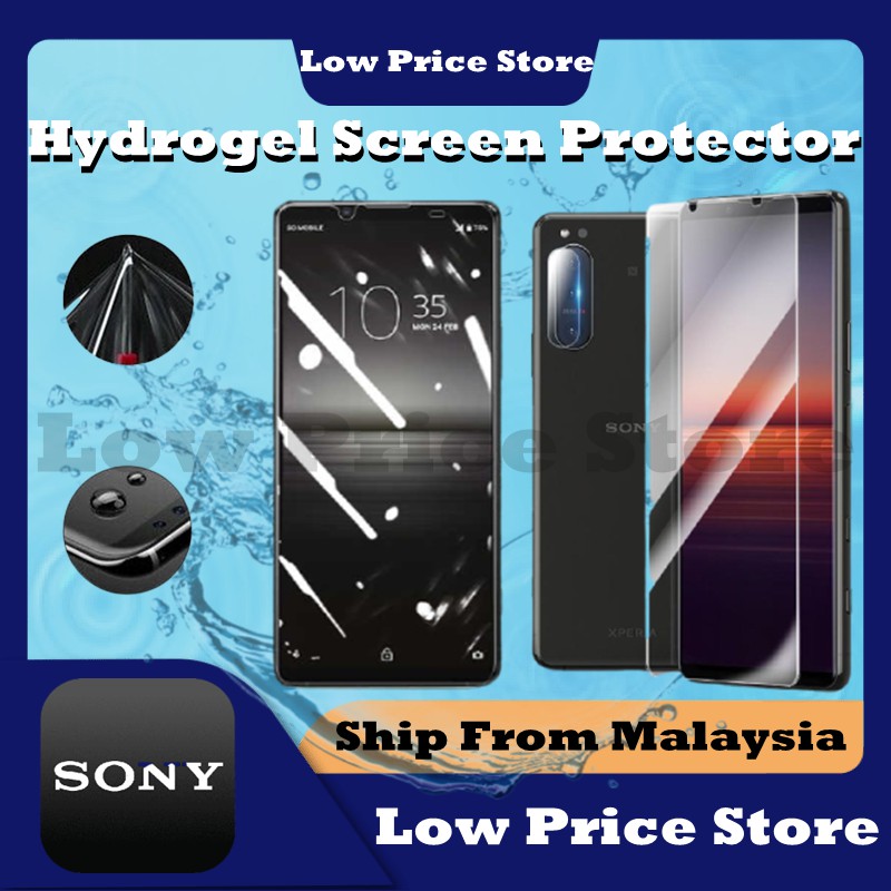[Hydrogel] Sony Xperia XZ / XZ Premium / XZs / XZ1 / XZ1 ตัวป้องกันหน้าจอแบบนุ่มขนาดกะทัดรัด Pelindu