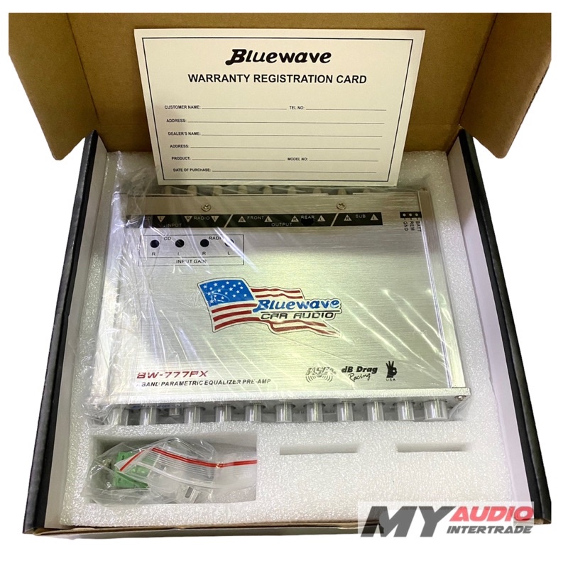 BLUEWAVE BW-777PX ปรีแอมป์ 7 แบนด์ (รุ่นใหม่ 2026) แยกซับอิสระ  ให้เสียงดีที่สุด ของแท้  % New 2026 ราคา ถูกที่สุด ดีลบีเคเค แกลเลอรีภาพที่ 6