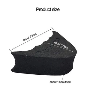 Gtubike 1 คู่ฟองน้ํา Foot Stopper ผู้หญิงหน่วยความจําโฟมรองเท้า Pad Super Soft Anti-drop รองเท้าส้นสูง Forefoot Pads ปรับขนาด Toe Plug