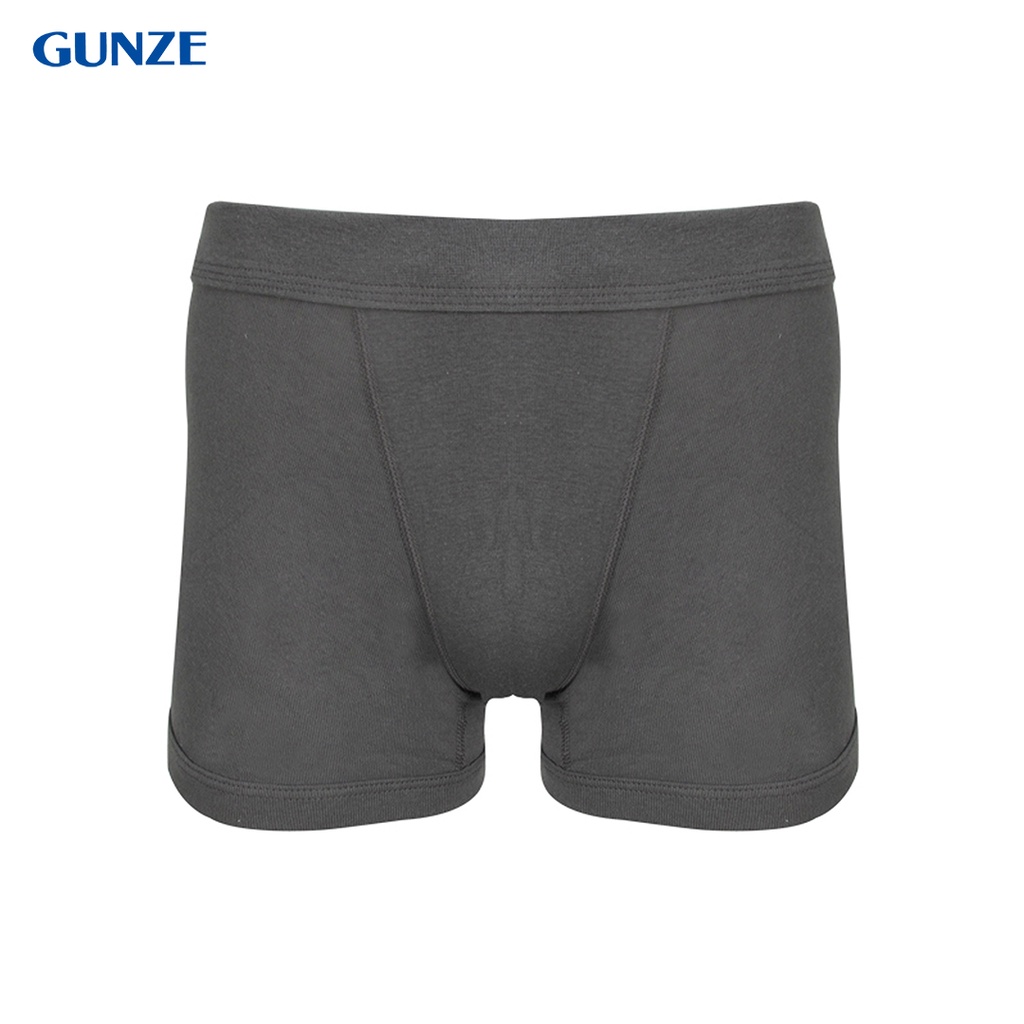 [Pack 2] GUNZE กุนเซ่ กางเกงในชาย Boxer สีเทา รุ่น GS7604