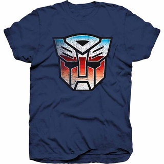 [S-5XL] เสื้อยืดคอกลม พิมพ์ลายกราฟฟิค Autobots Transformers Optimus Prime Blues สําหรับผู้ชาย