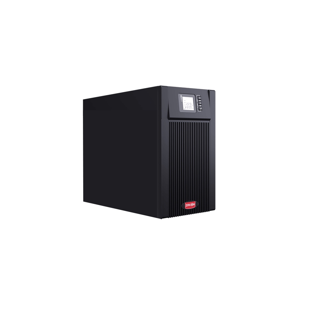 TRUE ONLINE UPS : ZC-MPIII 3000VA/2700W Tower type ZIRCON เพียวซายน์100% สำหรับเครื่องเวิร์ฟเวอร์, RIG, PSU80+ ประกัน2ปี