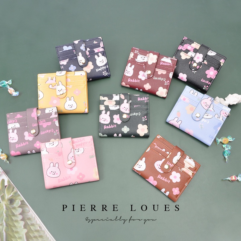 กระเป๋าสตางค์ใบสั้นสำหรับผู้หญิง PIERRE LOUES（Forever Young） กระเป๋าสตางค์ผู้ญิง TPQ36