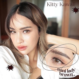 Kittykawaii รุ่น mini lady brown ❤️ ค่าสายตา 0.00-6.00