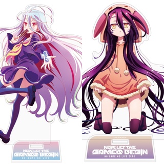 [แท้💯/Pre-Order✈️] Shiro &amp; Shuvi Big Acrylic Stand - No Game No Life