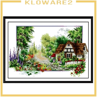 ( Kloware 2 ) 14 Ct 50x33 ซม . ชุดแสตมป์พิมพ์ลายสวน