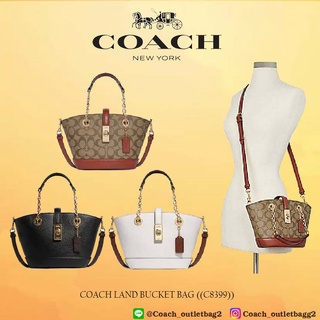 COACH LAND BUCKET BAG ((C8399))