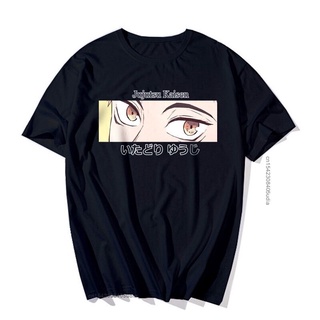 เสื้อยืดผ้าฝ้ายพิมพ์ลายเสื้อยืดแขนสั้น พิมพ์ลายกราฟฟิคอนิเมะ Jujutsu Kaisen Gojo Satoru สไตล์ญี่ปุ่น ฮาราจูกุ แฟชั่นคลาส