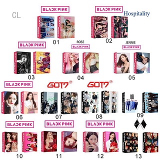 Hospitality การ์ด Blackpink Got7 Exo Nct Lomo ขนาดเล็กสวยงาม 30 ชิ้น