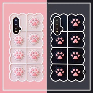 เคส-Phone Case For Realme 8 Pro C25S C21 Realme C21Y C11 Realme C15 Realme C17 C12 5 5i 6i 7i C3 1 C2 5Pro 6 6Pro 7 7Pro 8 XT Cat Pop Push It Bubble|HS