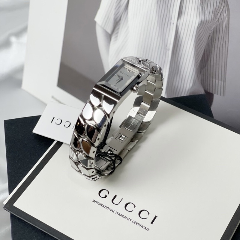 👑ผ่อน0%แท้100%👑 นาฬิกาข้อมือ GW13 Gucci G Frame Watch