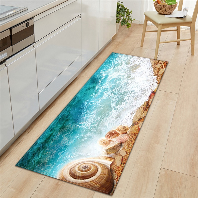 Nordic Kitchen Mat Bedroom Entrance Doormat Home Hallway Floor Carpet Antislip Absorption Bathroom Area Rug Home Decorat 987