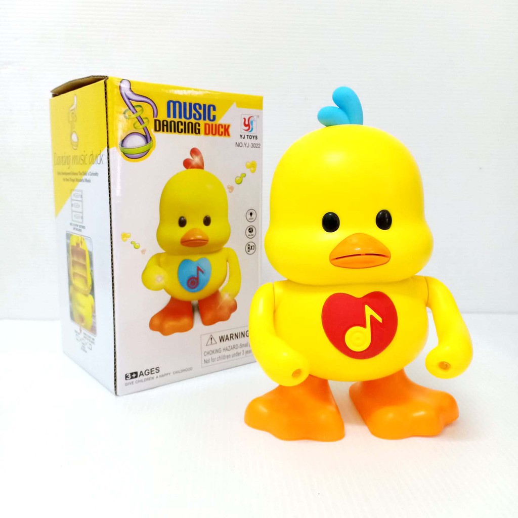 เป็ดเต้น DUCK DANCE ใส่ถาน มีเสียง มีไฟ ถ่าน ขนาด 2A 3 ก้อน น่ารักดี เด็ก ๆ ชอบ แน่นอน เทสสินค้า .
