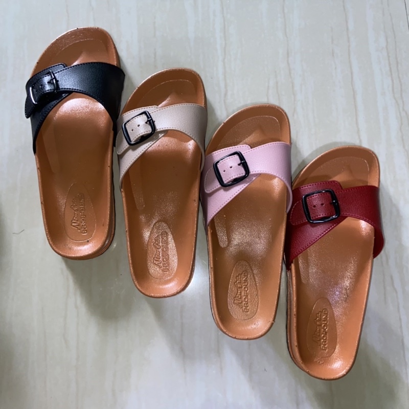 รองเท้าแตะ สีช็อคโกแลต สําหรับผู้หญิง 37-40 lb-12015