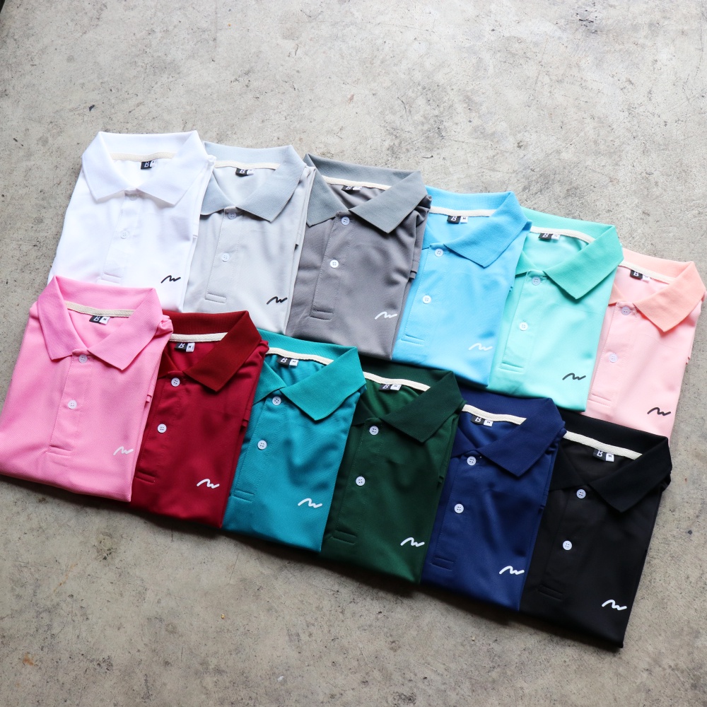 เสื้อโปโล ลาย Signature ทรงตรง ใส่ได้ทั้ง ช ญ