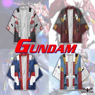 【CustomFashion】ชุดกิโมโน เสื้อคลุมคอสเพลย์ กันดั้ม พิมพ์ลายอนิเมะ 3D แฟชั่น สําหรับผู้ชาย และผู้หญิง Msz-006 00-Raiser Wing-zero