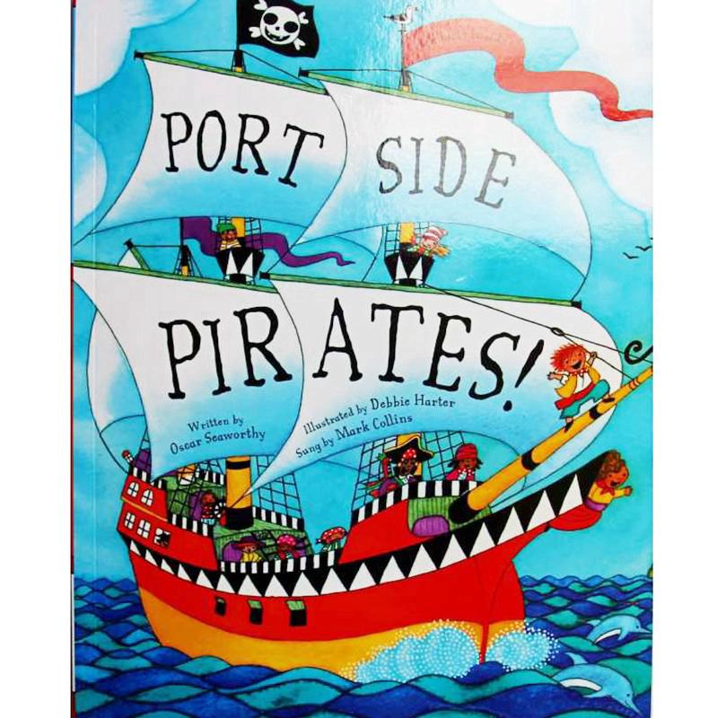 นิทานภาษาอังกฤษ หนังสือเด็ก Port Side Pirates Baby Kids Educational English Picture Book